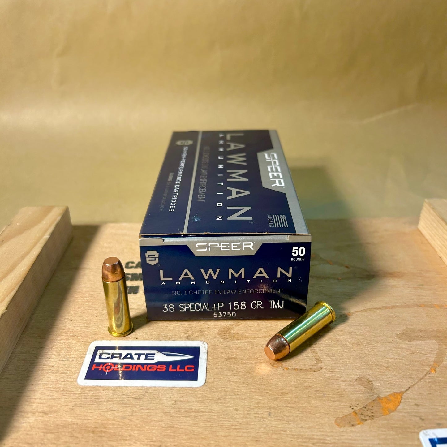 Free Shipping - 1000 Round Case Speer Lawman 38 Special +P Ammo 158gr TMJ - 53750