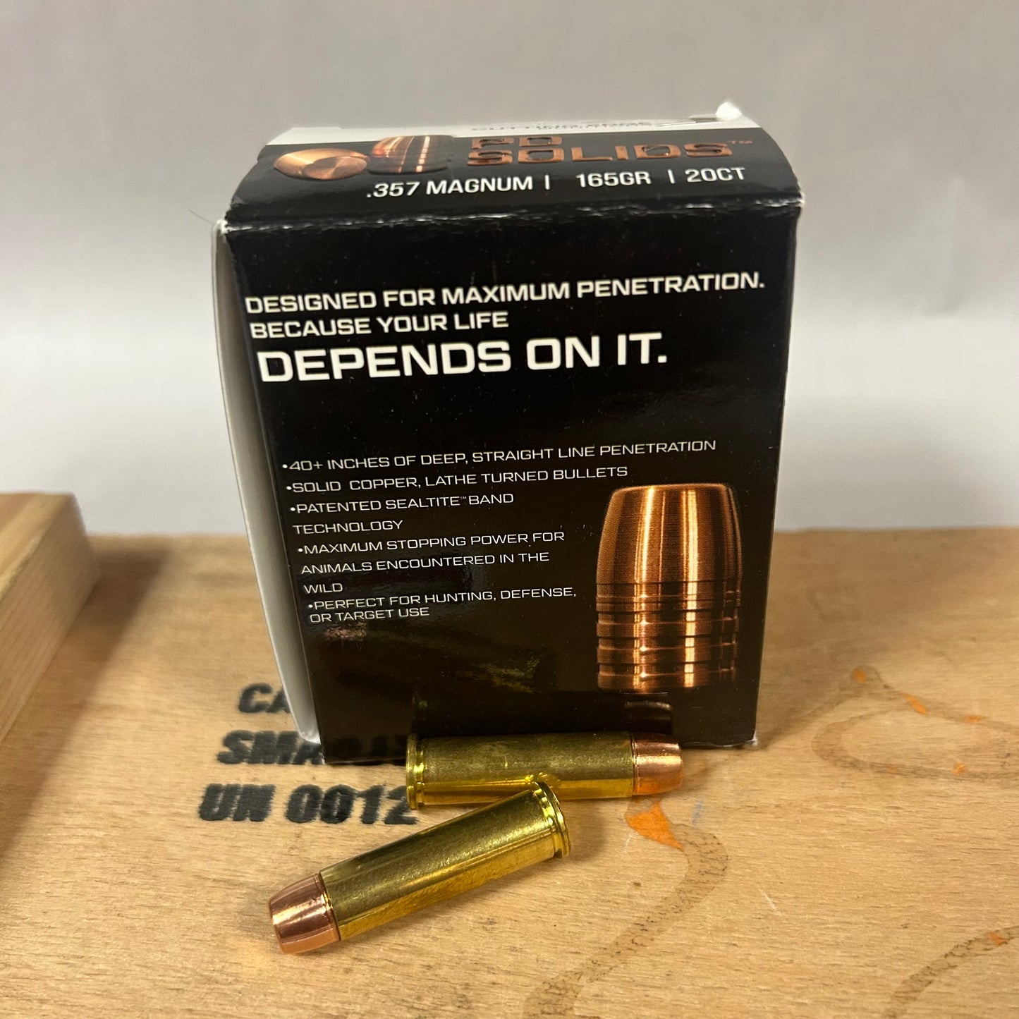 20 Count Box Cutting Edge PD Solids .357 Magnum 165 gr. - PD357