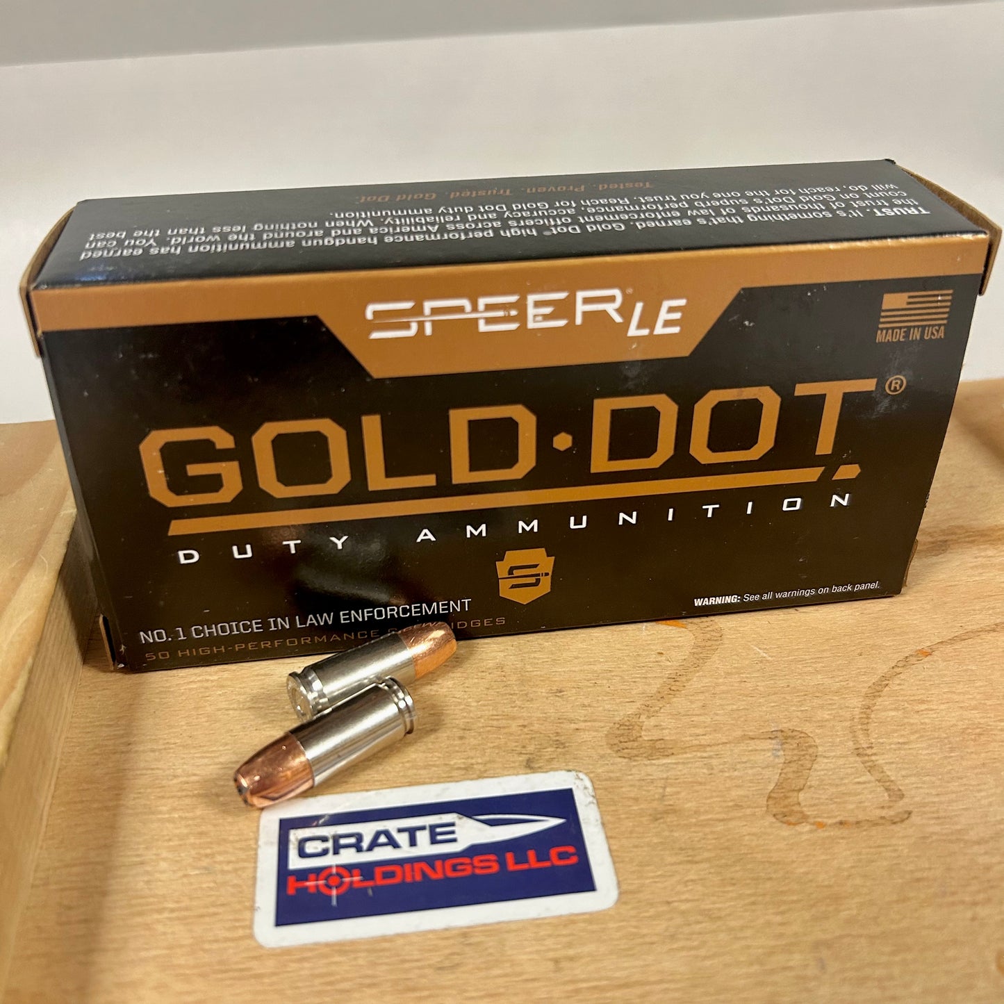 Free Shipping - 500 Rounds Speer Gold Dot 9mm Luger Ammo 147gr GDHP - 53619