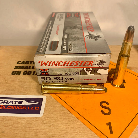 20 Round Box Winchester Super-X .30-30 Ammo 170gr PowerPoint - WNX30303