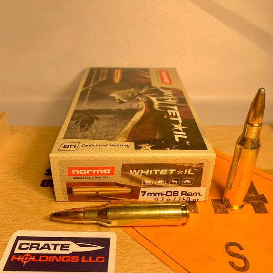 20 Round Box Norma Whitetail 7mm-08 Rem. Ammo 150gr SP - 20171502
