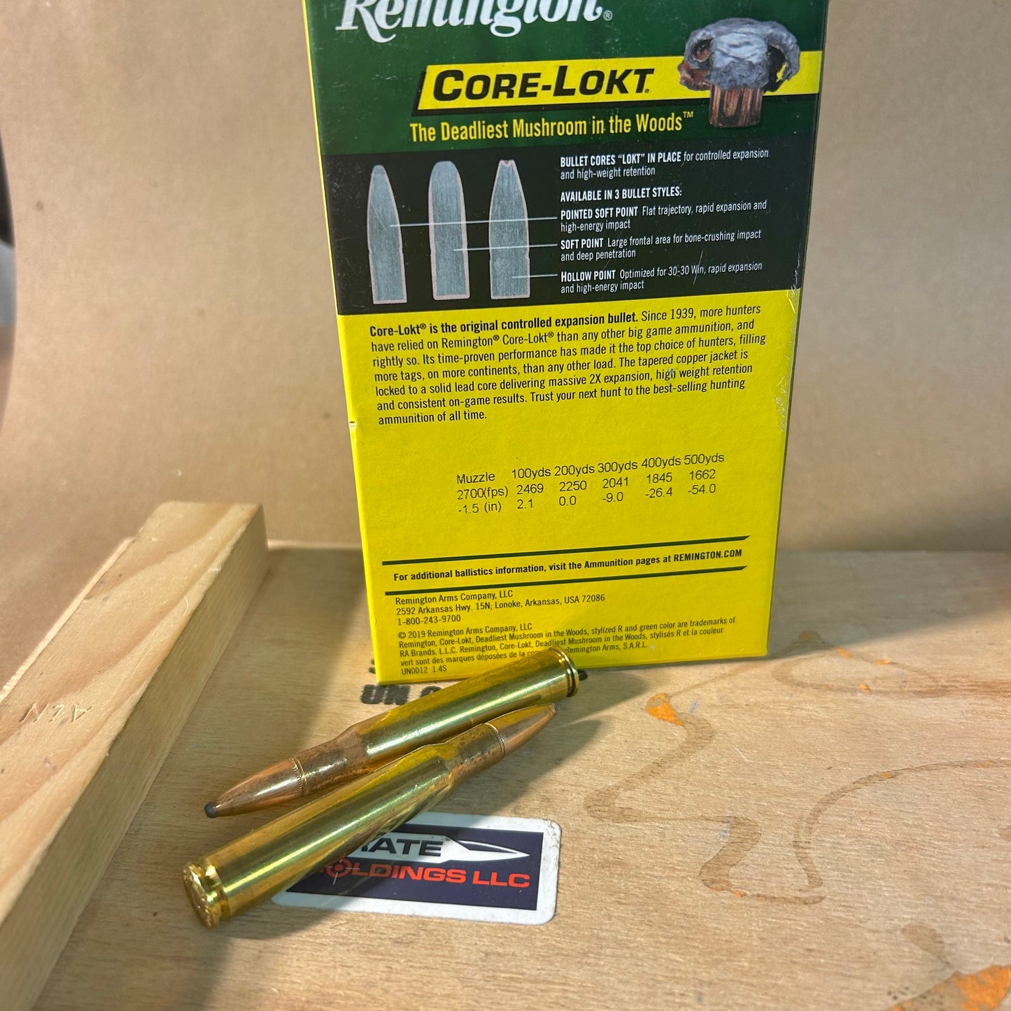 20 Round Box Remington 30-06 SPRG Ammo 180gr Core-Lokt PSP