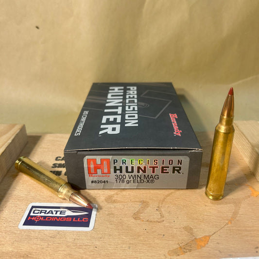 20 Round Box Hornady Precision Hunter .300 Win Mag. Ammo 178gr ELD-X - 82041