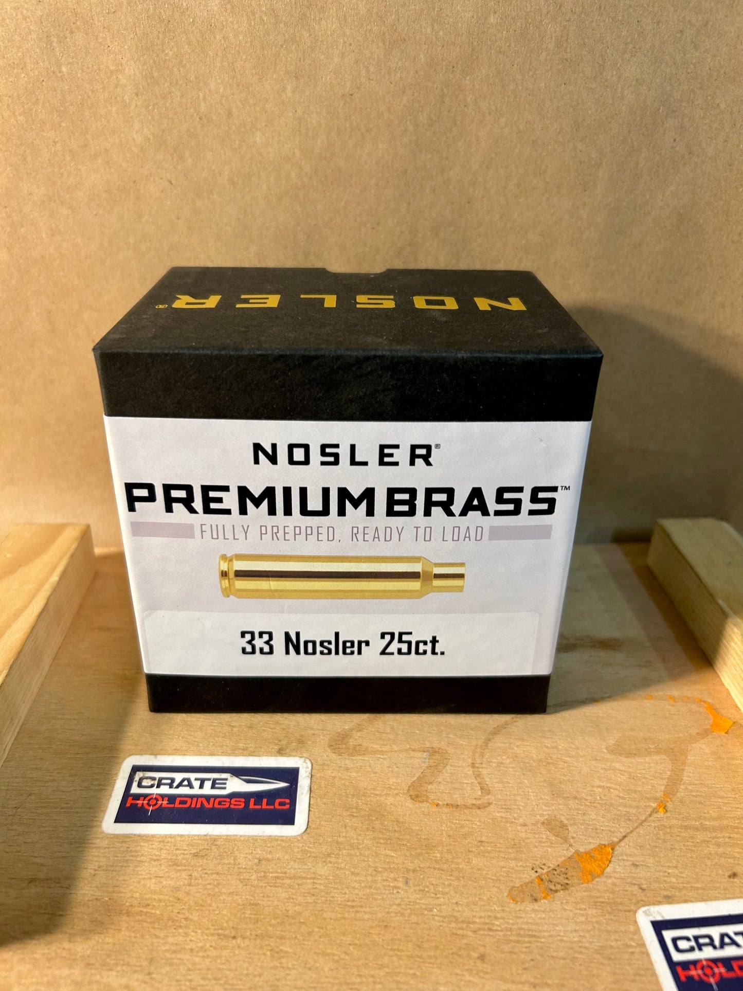 25 Count Box of Nosler 33 Nosler Brass - Prepped and Ready to Load - 10222