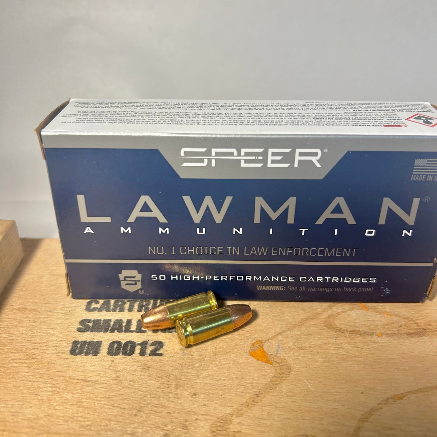 50 Round Box Speer Lawman 9mm Luger Ammo 147gr TMJ Subsonic - 53620