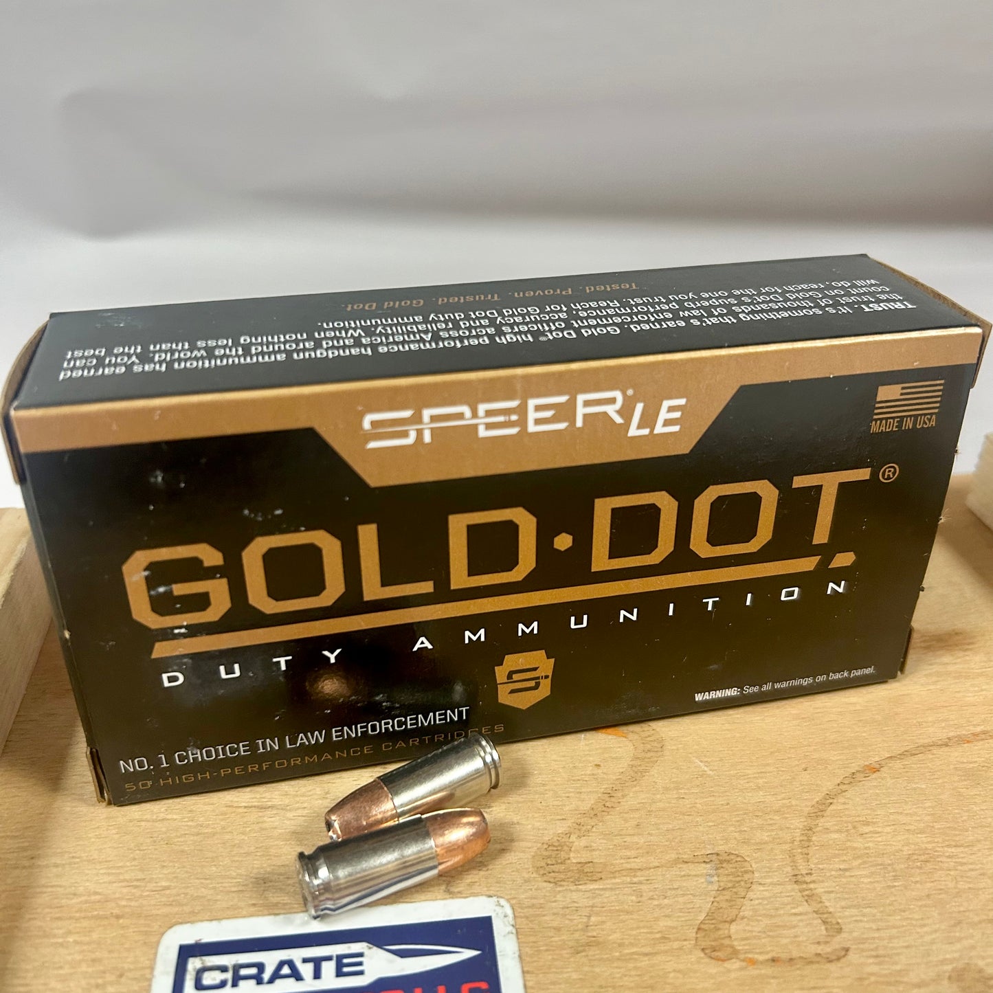 Free Shipping - 500 Rounds Speer Gold Dot 9mm Luger Ammo 124gr GDHP - 53618