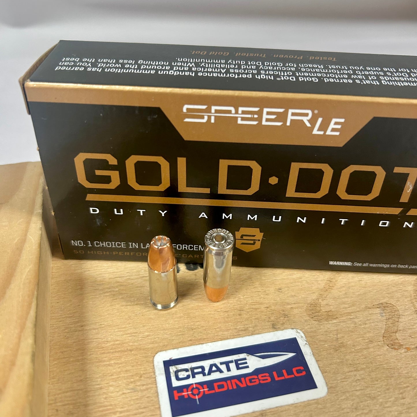 Free Shipping - 500 Rounds Speer Gold Dot 9mm Luger +P Ammo 124gr GDHP - 53617