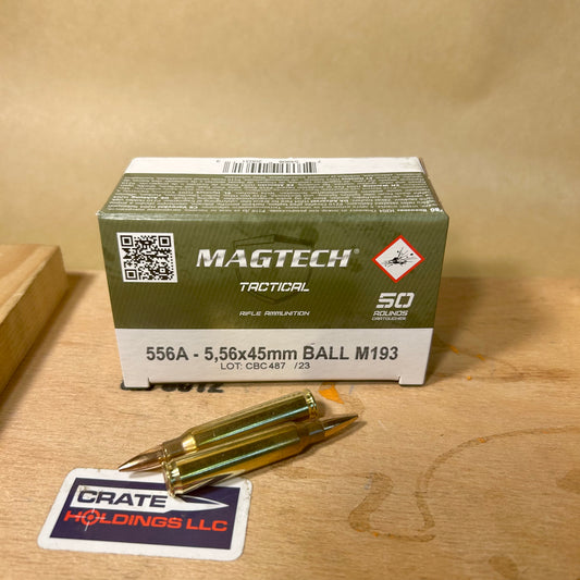 Free Shipping - 1000 Round Case Magtech 5.56 NATO Ammo M193 55gr FMJ