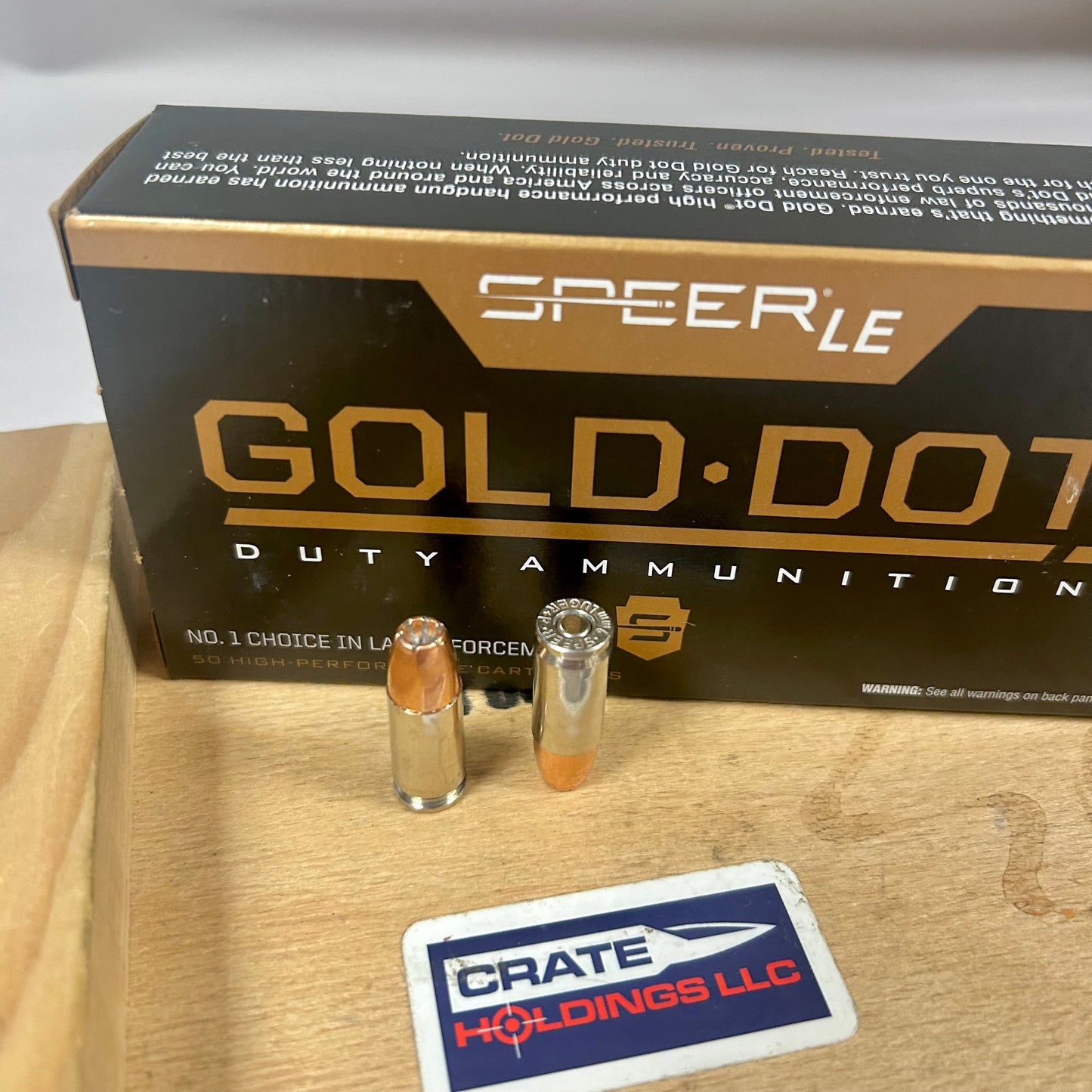 50 Round Box Speer Gold Dot 9mm Luger +P Ammo 124gr GDHP - 53617