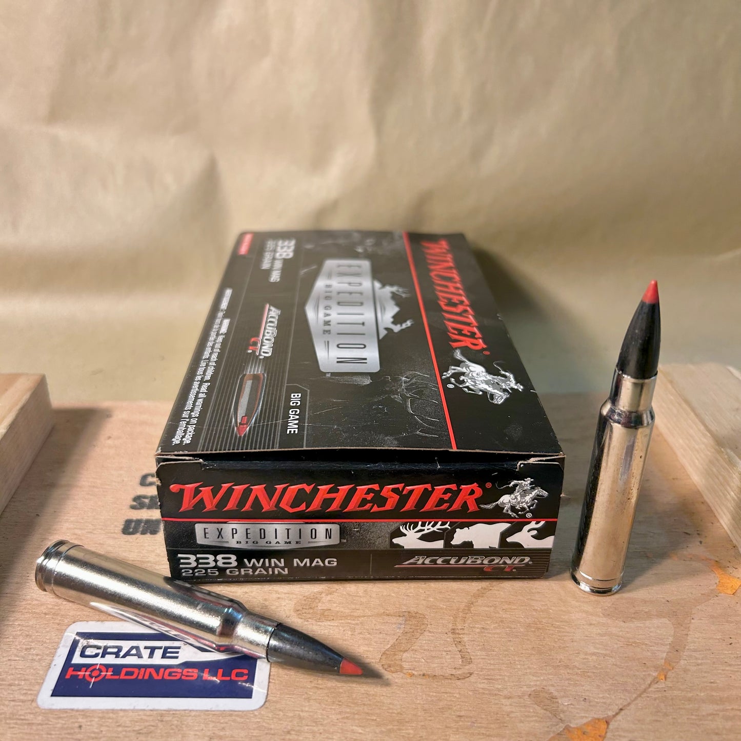 20 Round Box Winchester Expedition .338 Win. Mag Ammo 225gr Accubond CT - S338CT