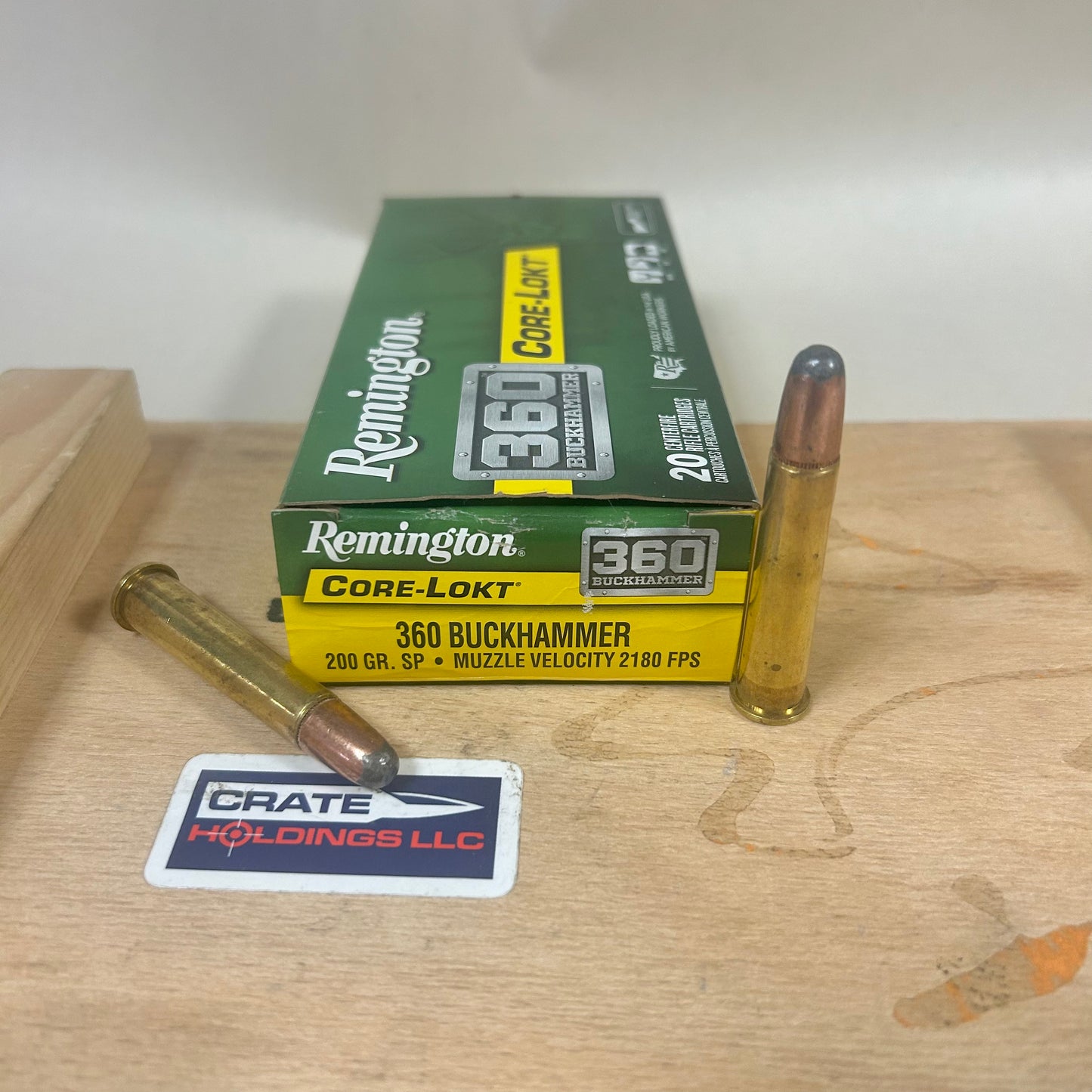 20 Round Box Remington CoreLokt .360 Buckhammer Ammo 200gr SP