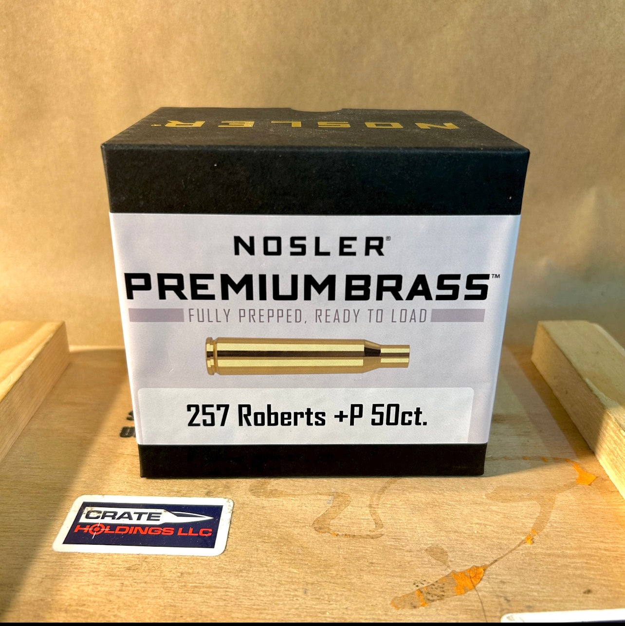 50 Count Box Nosler .257 Roberts +P Brass Casings - Prepped & Ready to Load - New