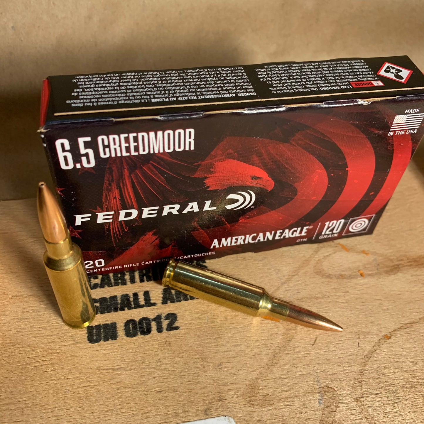 20 Round Box Federal AE 6.5 Creedmoor Ammo 120gr OTM - AE65CRD2