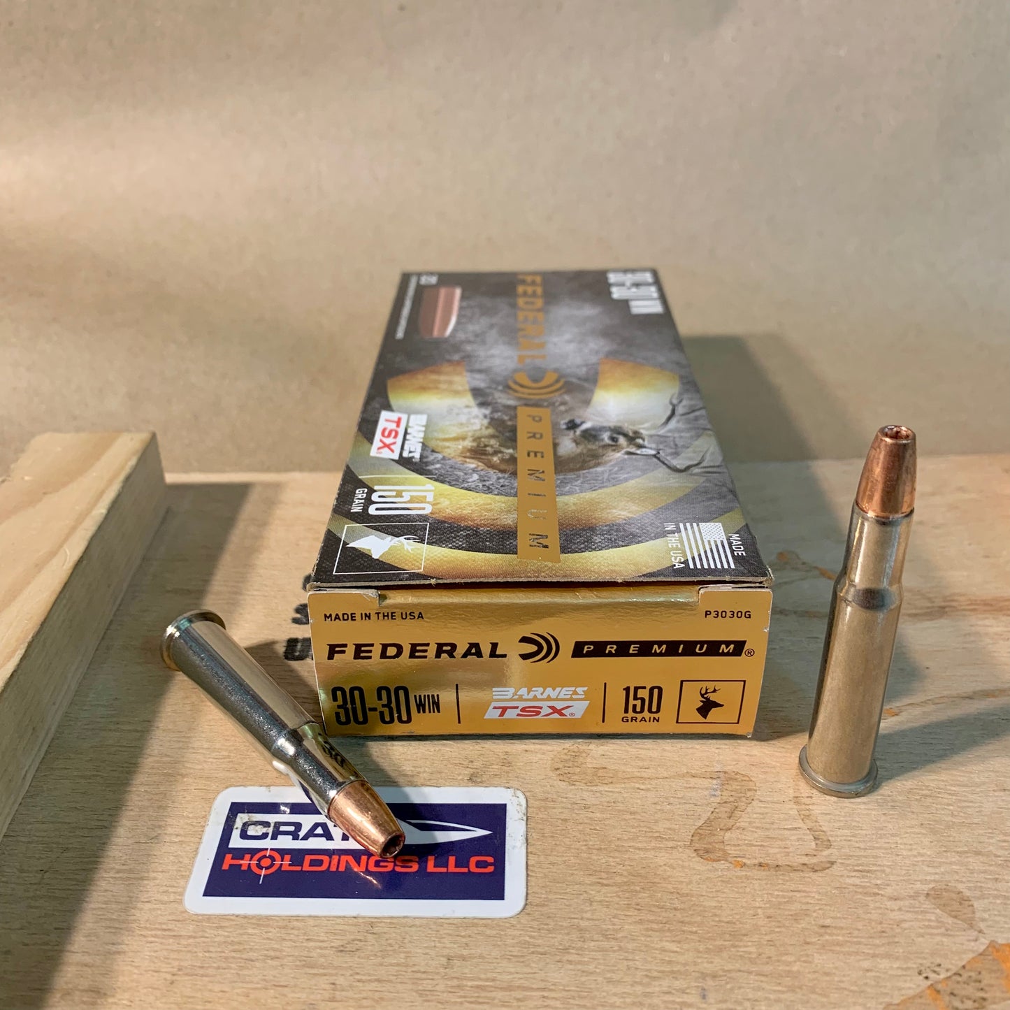 20 Round Box Federal Premium 30-30 Win. Barnes TSX Ammo 150gr HP 2220 FPS - P3030G