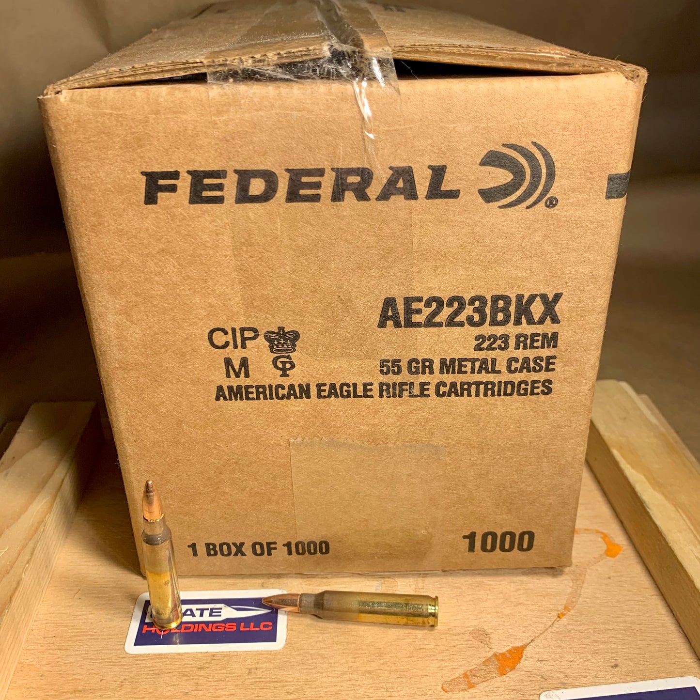 Free Shipping - 1000 Round Case Federal AE .223 Remington Ammo 55gr FMJ - AE223BKX Loose Pack