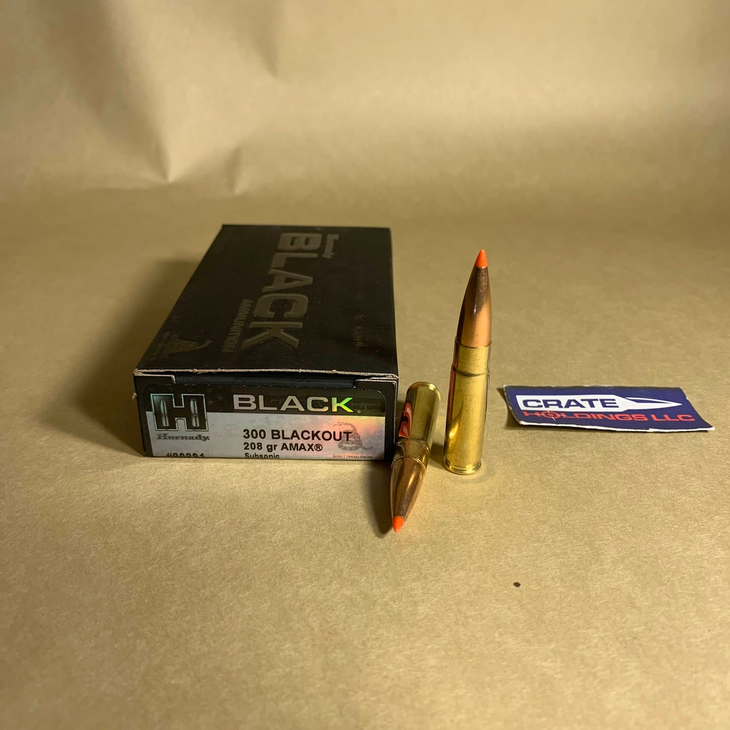 20 Rounds Hornady Black .300 AAC Blackout Ammo 208gr A-MAX Subsonic