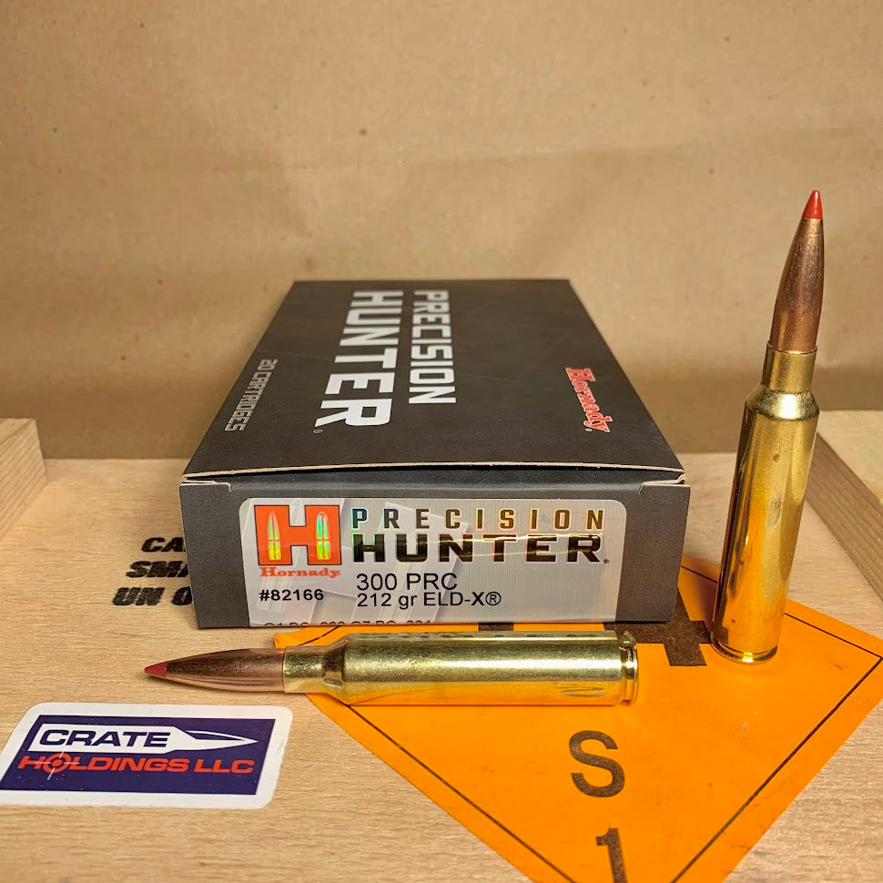20 Round Box Hornady Precision Hunter .300 PRC Ammo 212gr ELD-X - #82166