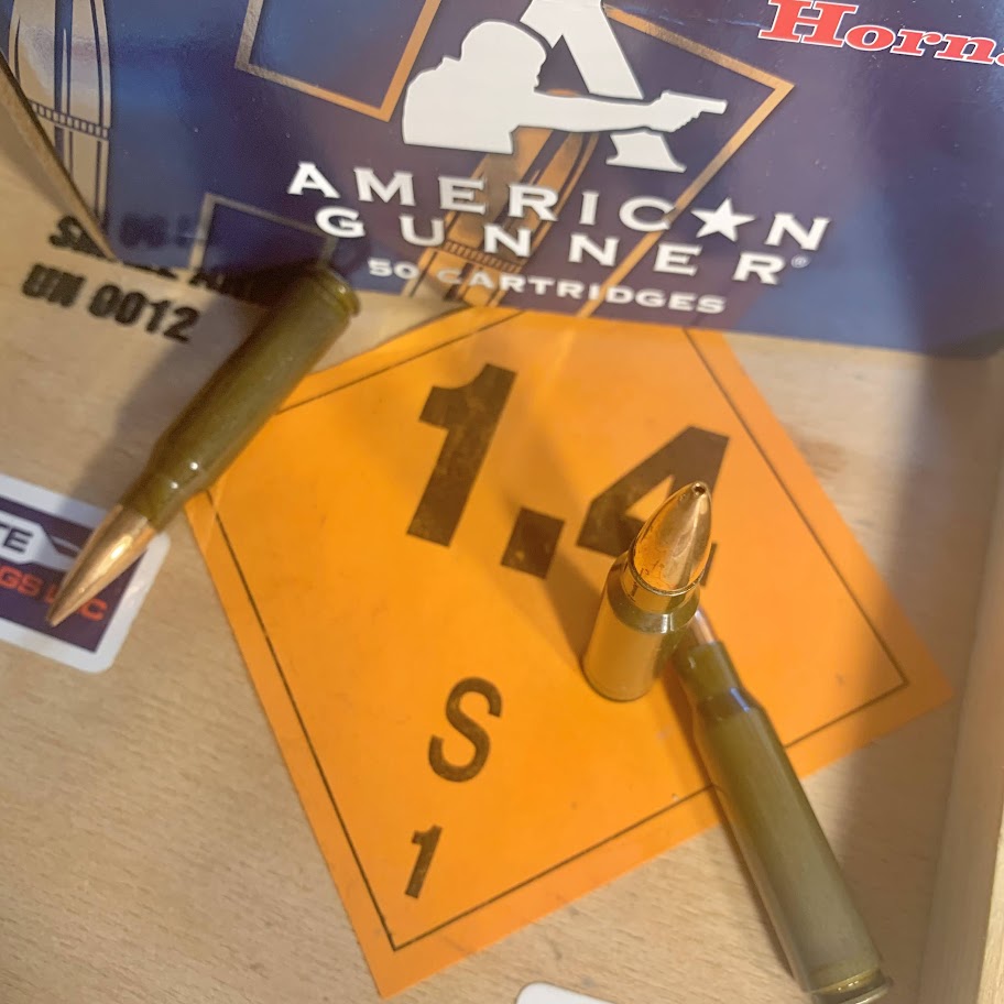 50 Round Box Hornady American Gunner .308 Win. Ammo 168gr BTHP - Steel Case - 80973