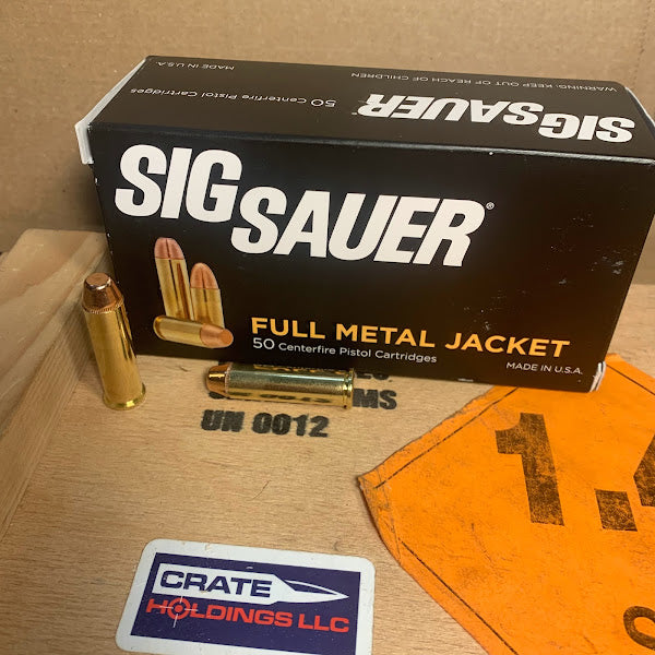 50 Round Box Sig Sauer Elite Performance .357 Magnum Ammo 125gr FMJ