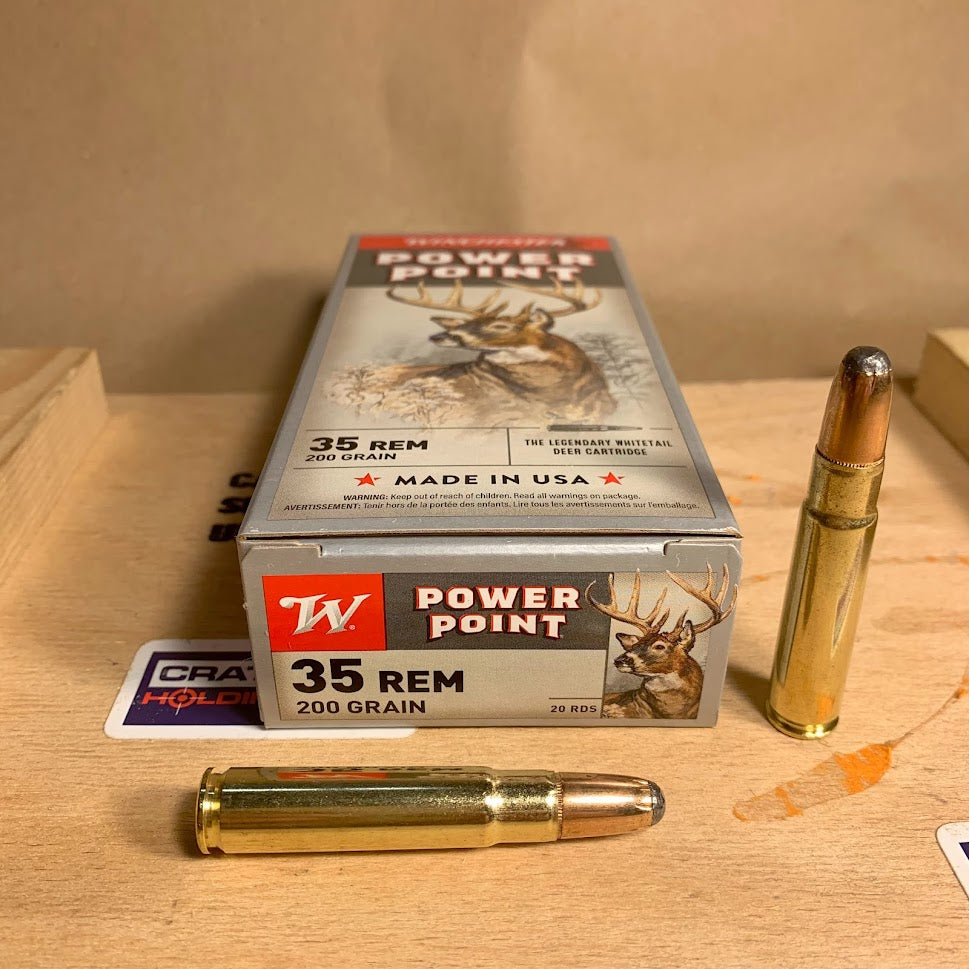 20 Round Box Winchester Super-X .35 Rem. Ammo 200gr Power Point Soft Point - X35R1
