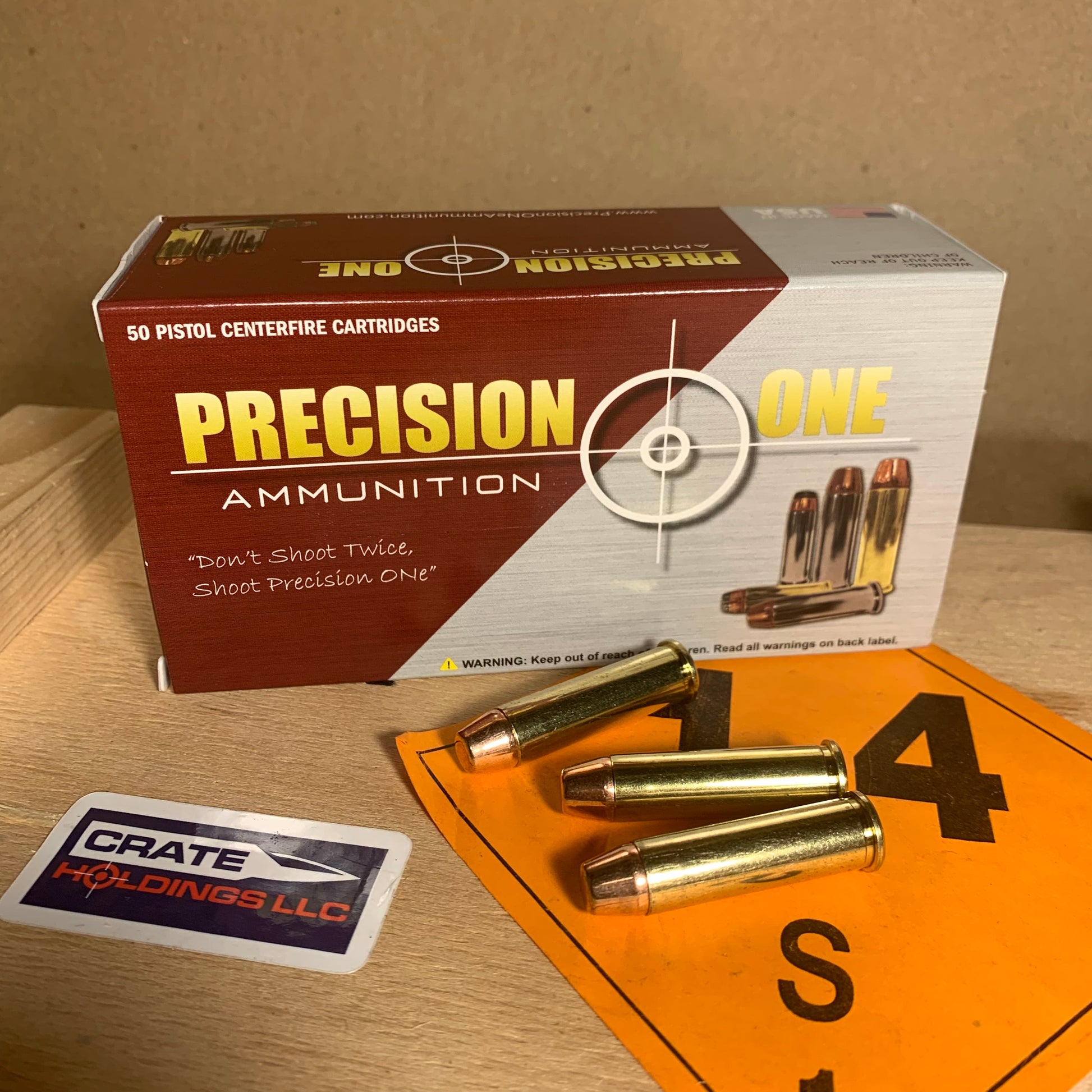 50 Round Box Precision One New .357 Magnum Ammo 125gr FMJ-FN