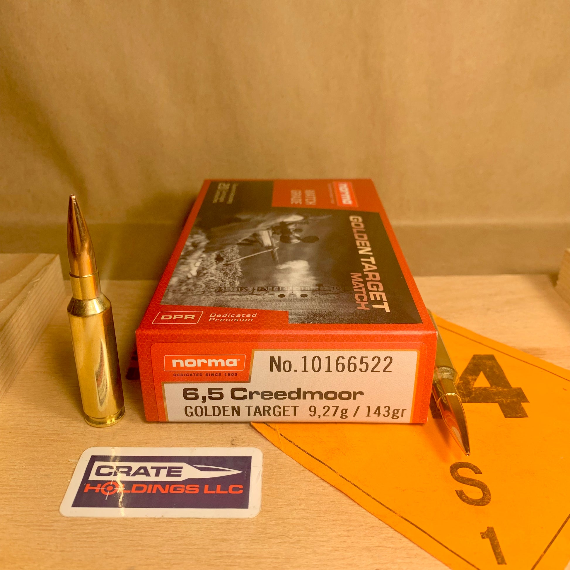 20 Round Box Norma Golden Target 6.5 Creedmoor Ammo 143gr BTHP - 10166522
