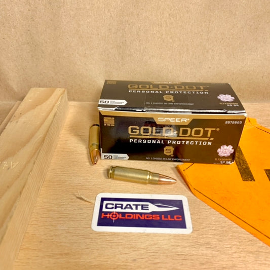 50 Count Box Speer Gold Dot 5.7x28mm Ammo 40gr HP - 25728GD
