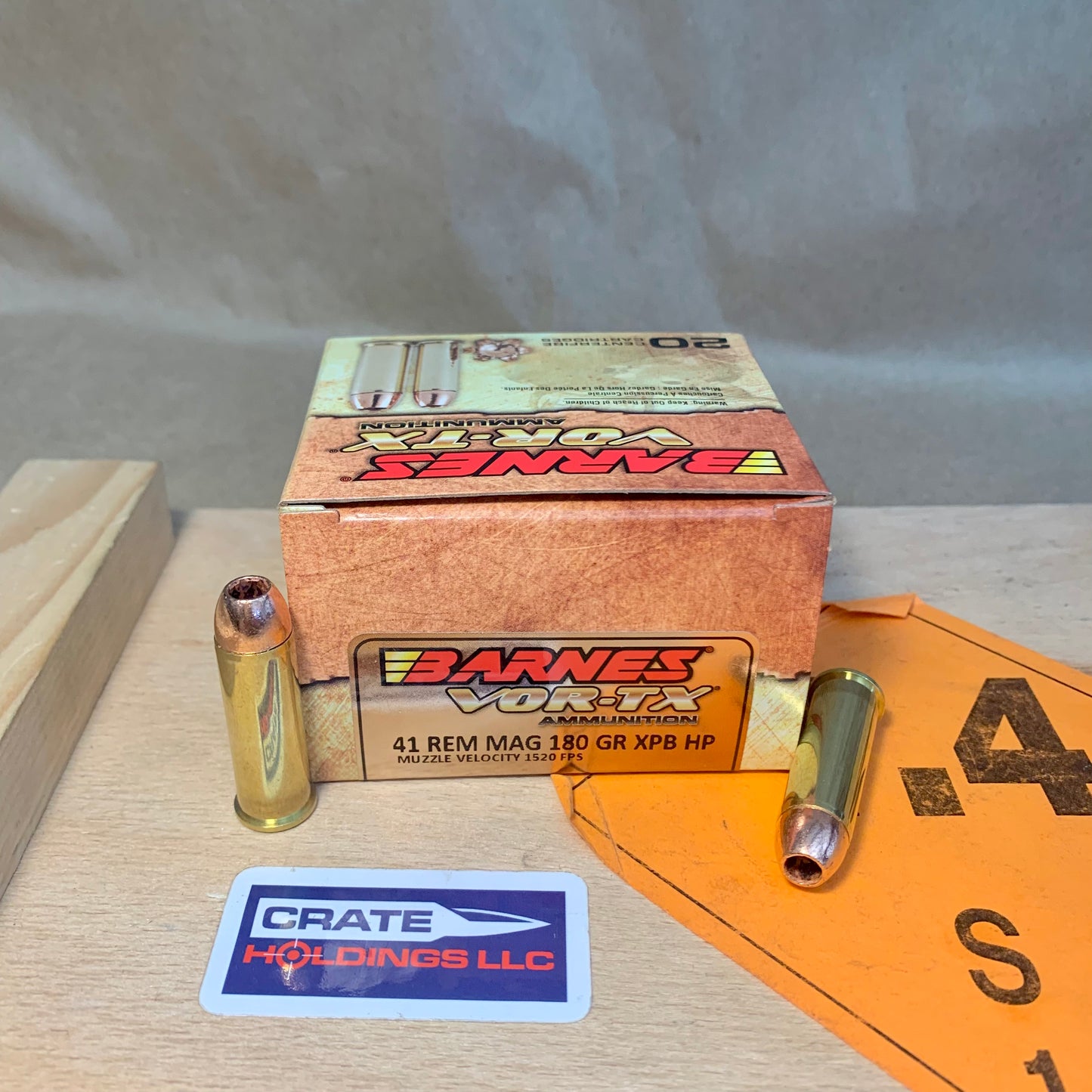 20 Round Box Barnes VOR-TX .41 Magnum Ammo 180gr XPB Lead Free - 22037