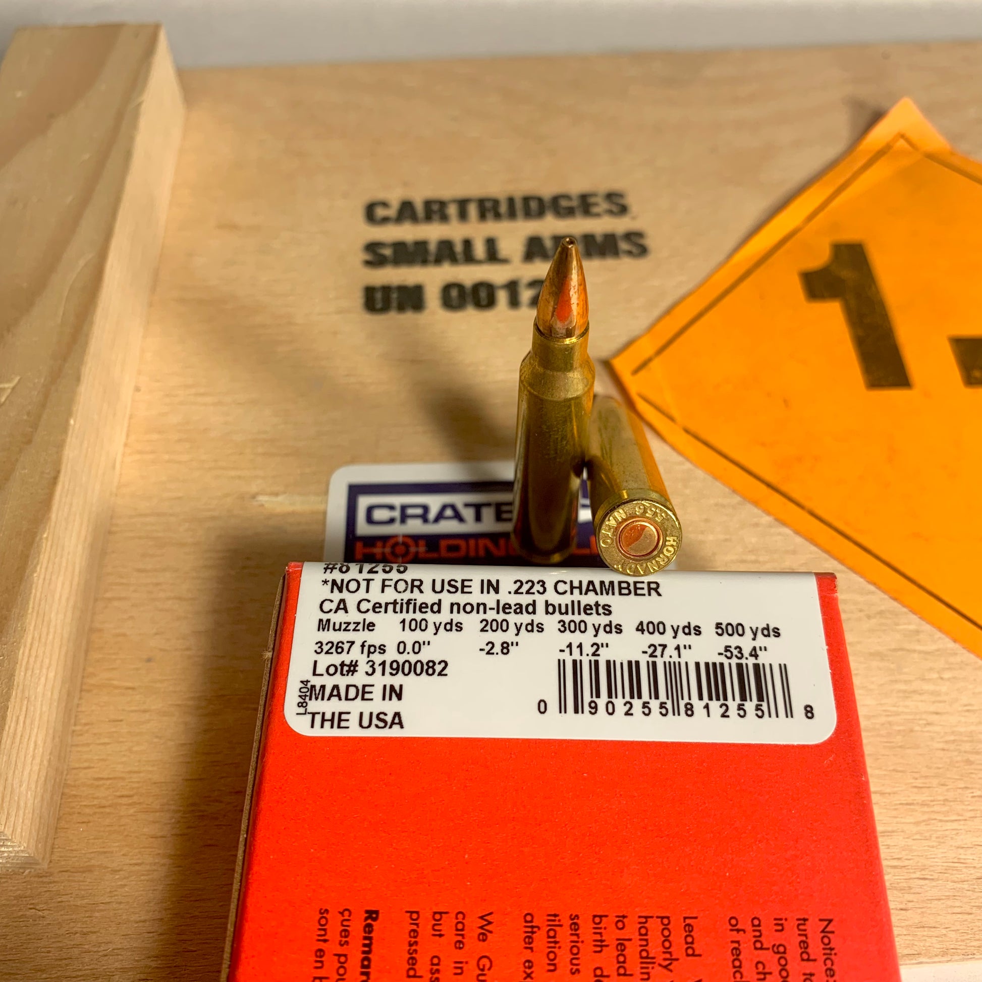 20 Round Hornady TAP 5.56 NATO Ammo 55gr GMX Barrier - 81255- [LE TRADE IN - NO CREDENTIALS REQUIRED]