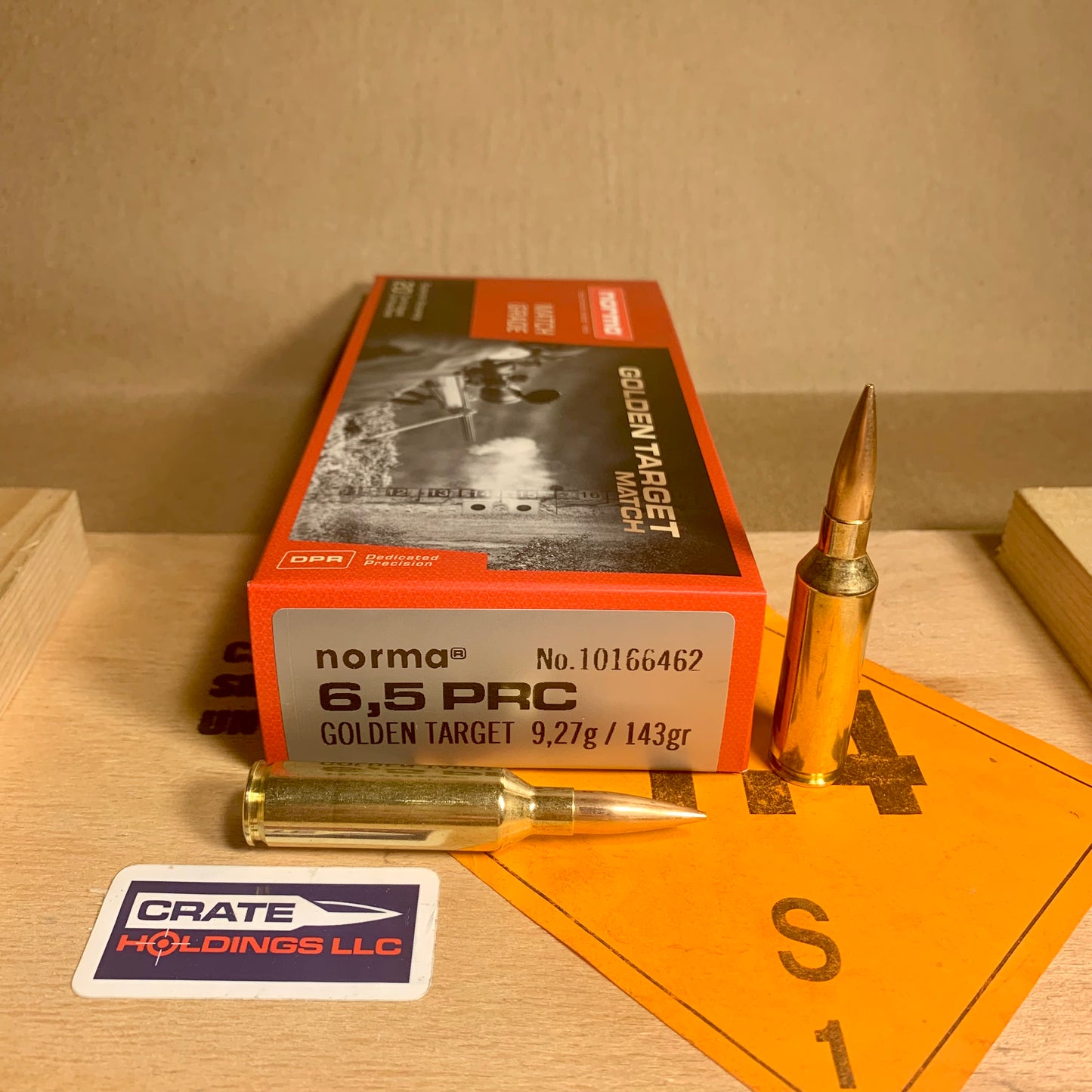 20 Round Box Norma Golden Target 6.5 PRC Ammo 143gr BTHP - 10166462