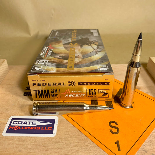 20 Round Box Federal Terminal Ascent 7mm Rem. Mag Ammo 155gr - P7RTA1