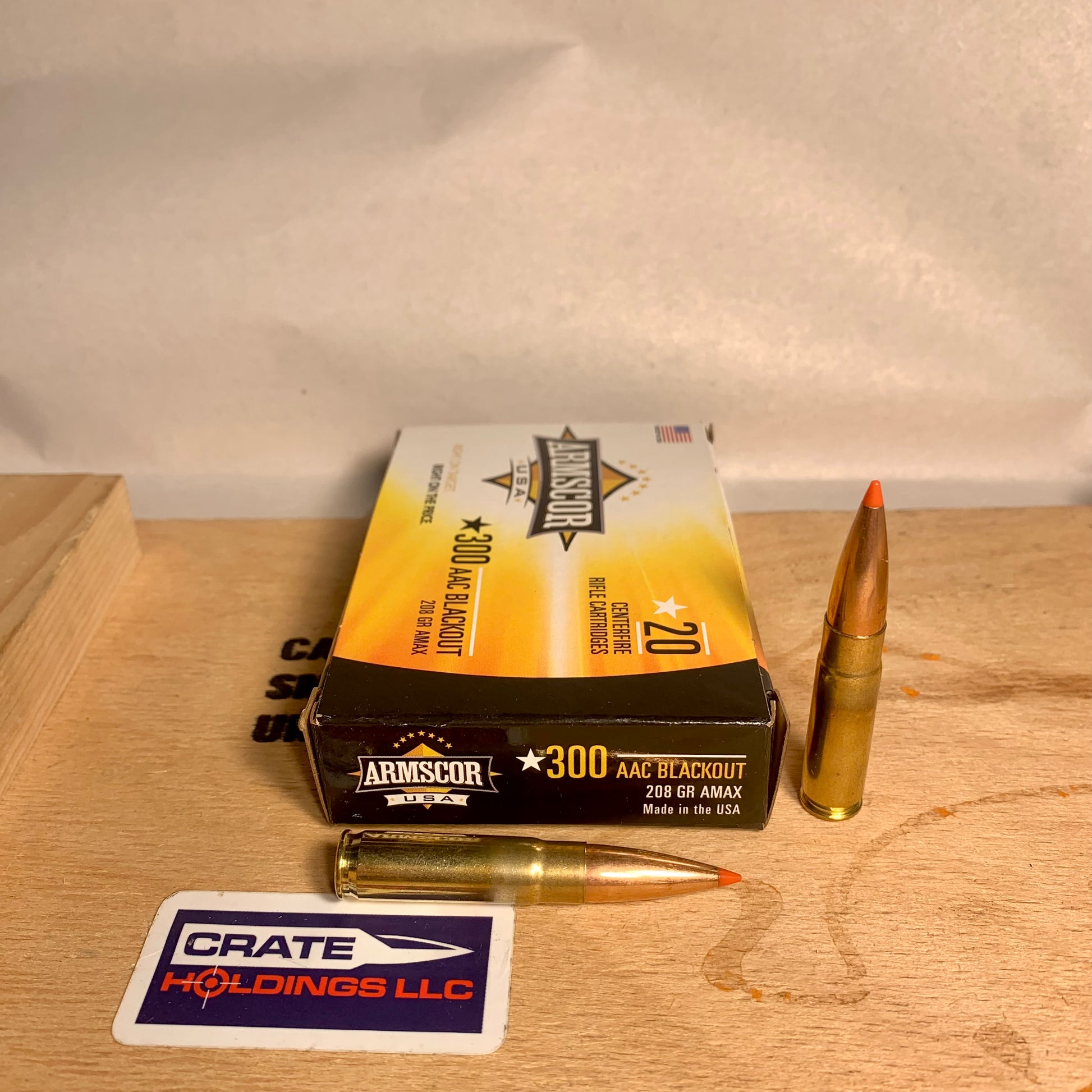 Free Shipping 200 Round Case of Armscor .300 AAC Blackout Ammo 208gr A-MAX - Subsonic