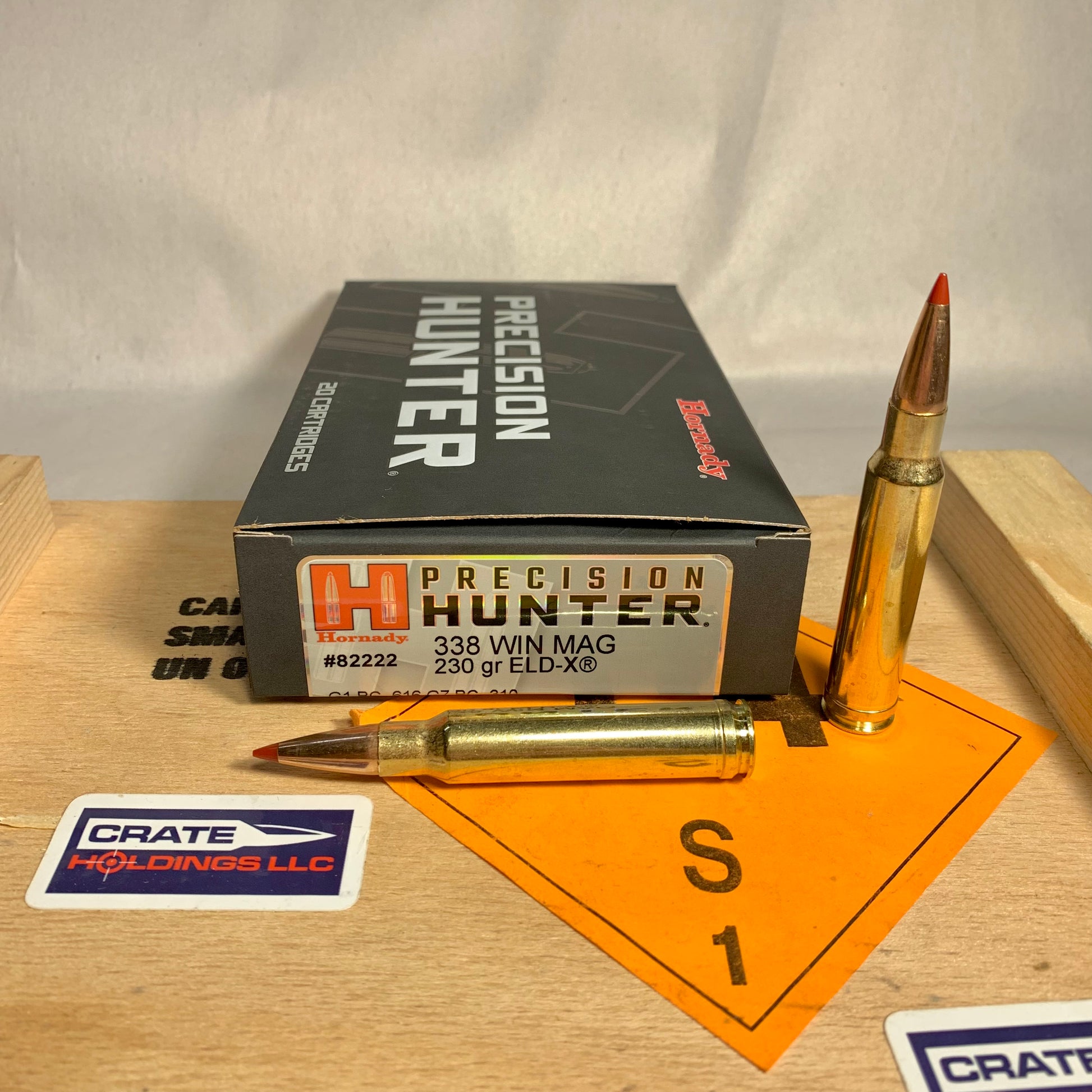 20 Round Box Hornady Precision Hunter .338 Win. Mag Ammo 230gr ELD-X - 82222
