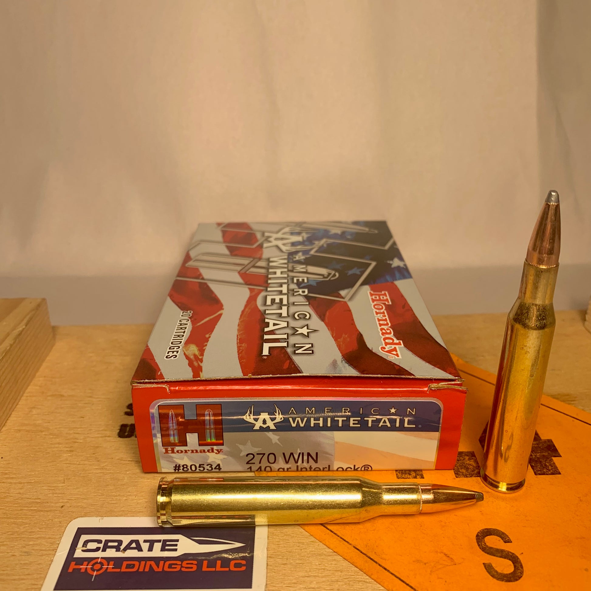 20 Round Box Hornady American Whitetail .270 Winchester Ammo 140gr SP - 80534