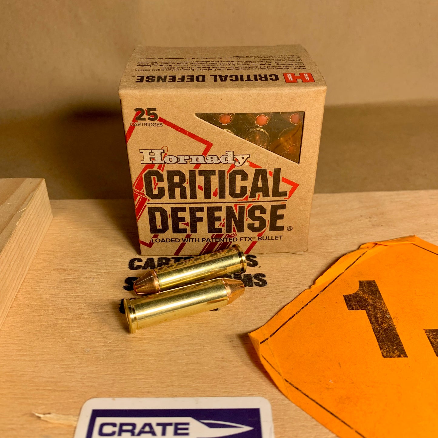 25 Round Box Hornady Critical Defense .357 Magnum Ammo 125gr FTX - 90500