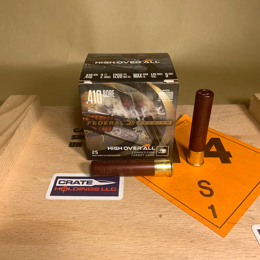 25 Round Box Federal HOA .410 Bore Ammo 2 1/2” #9 Competition - HOA410 9