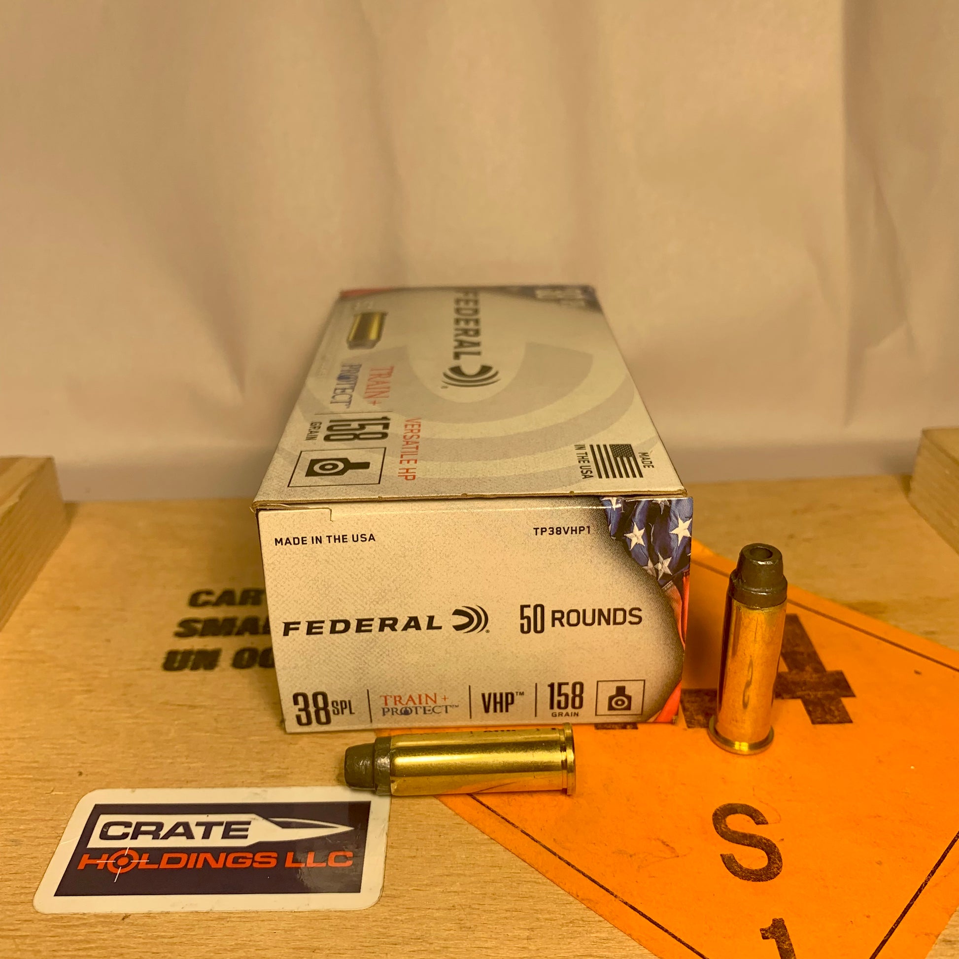 50 Count Box Federal Train & Protect .38 Special Ammo 158gr VHP - TP38VHPT