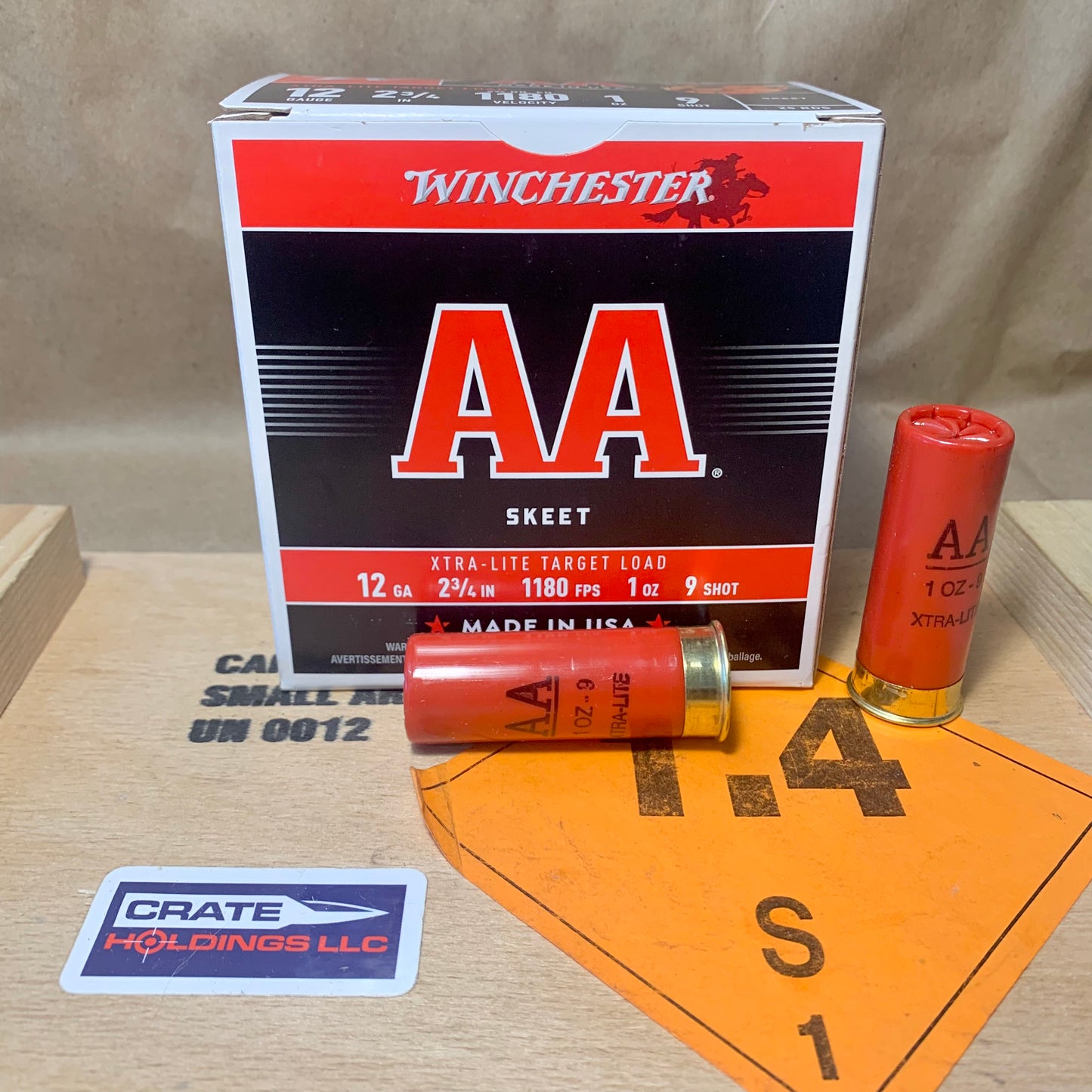 25 Rounds Box Winchester AA 12 Gauge Ammo 2 3/4” #9