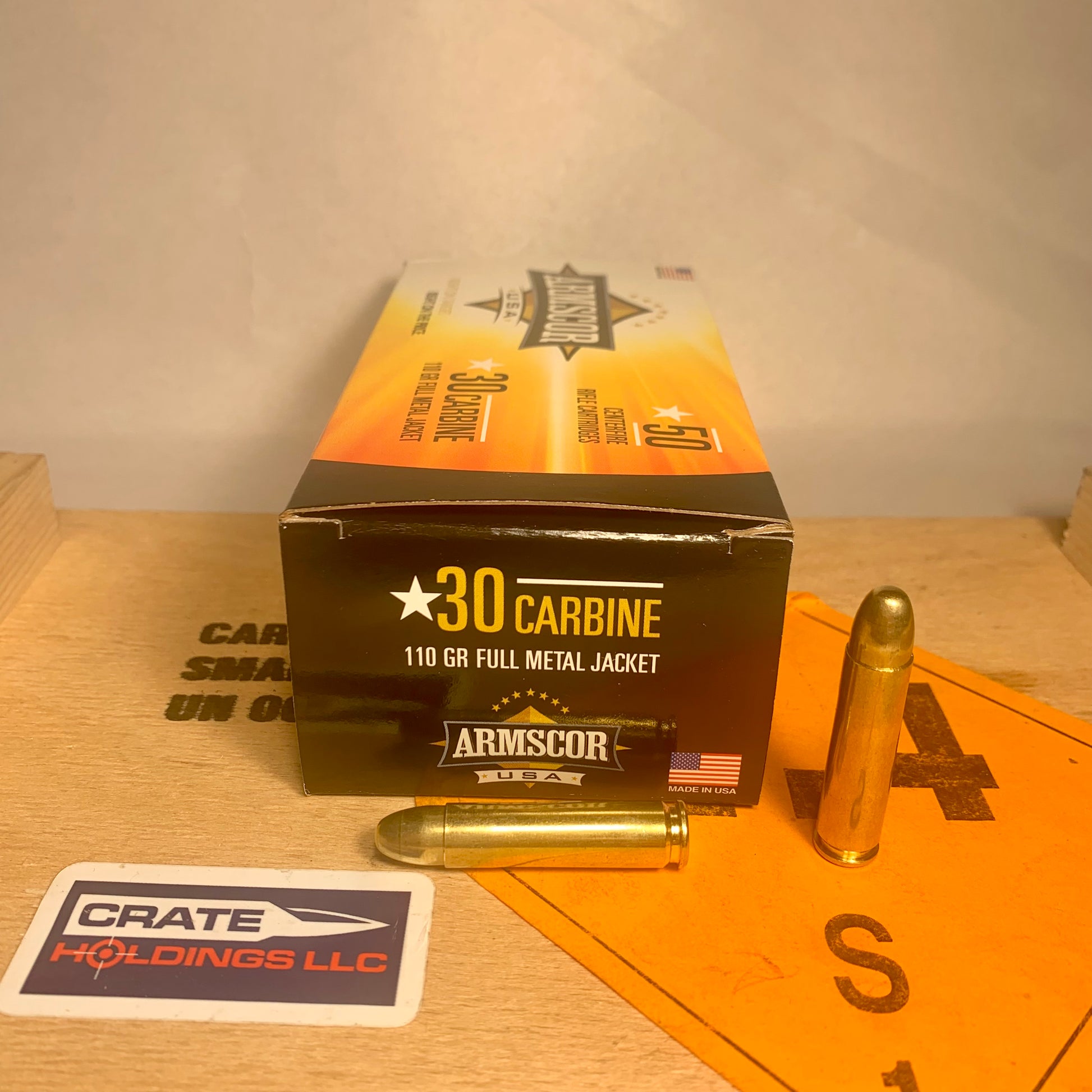 50 Round Box Armscor .30 Carbine Ammo 110gr FMJ