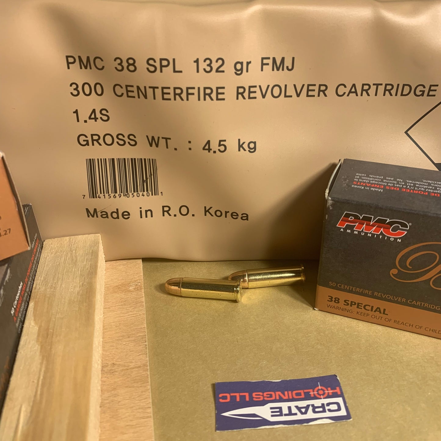 300 Rounds PMC .38 Special Battle Pack 132gr FMJ