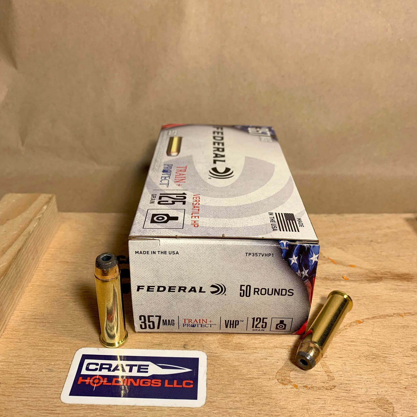 50 Count Box Federal Train & Protect .357 Magnum Ammo 125gr VHP - TP357VHP1