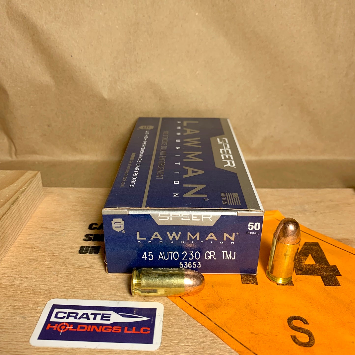 50 Count Box Lawman 45 ACP Auto Ammo 230gr TMJ - 53653