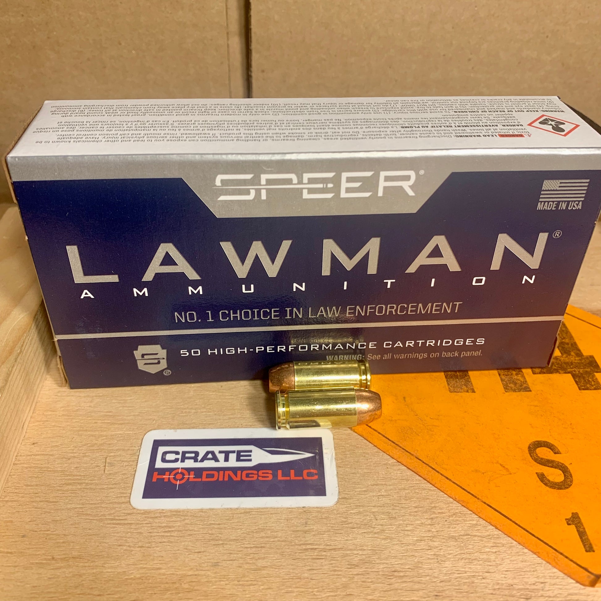50 Count Box Speer Lawman .40 S&W Ammo 180gr FMJ FN - 53652