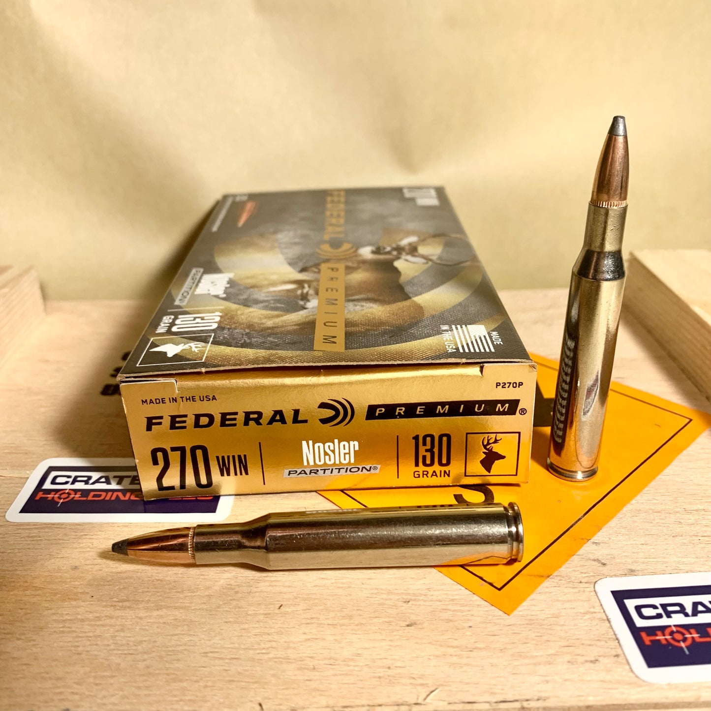 20 Round Box Federal Nosler Partition .270 Win. Ammo 130gr - P270P