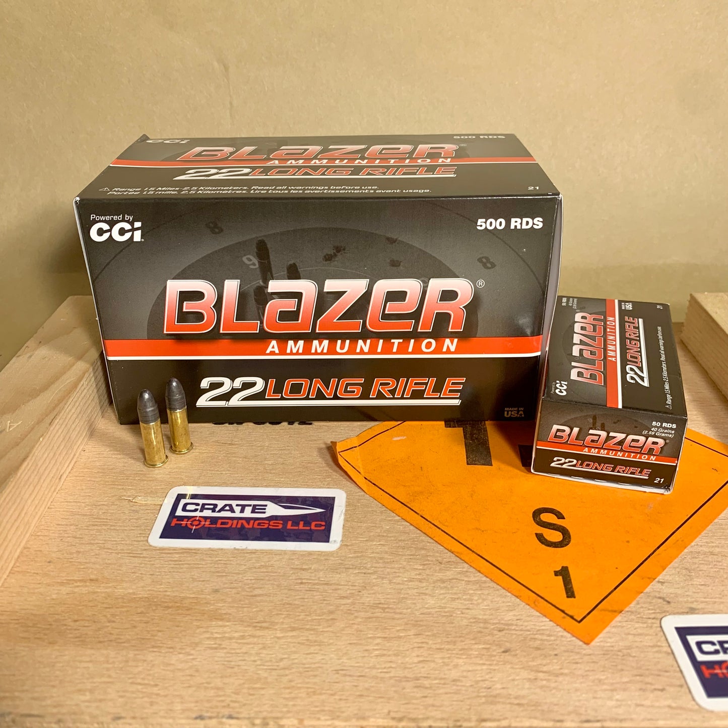 500 Count Brick CCI Blazer .22 LR Ammo 40gr LRN - CCI0021
