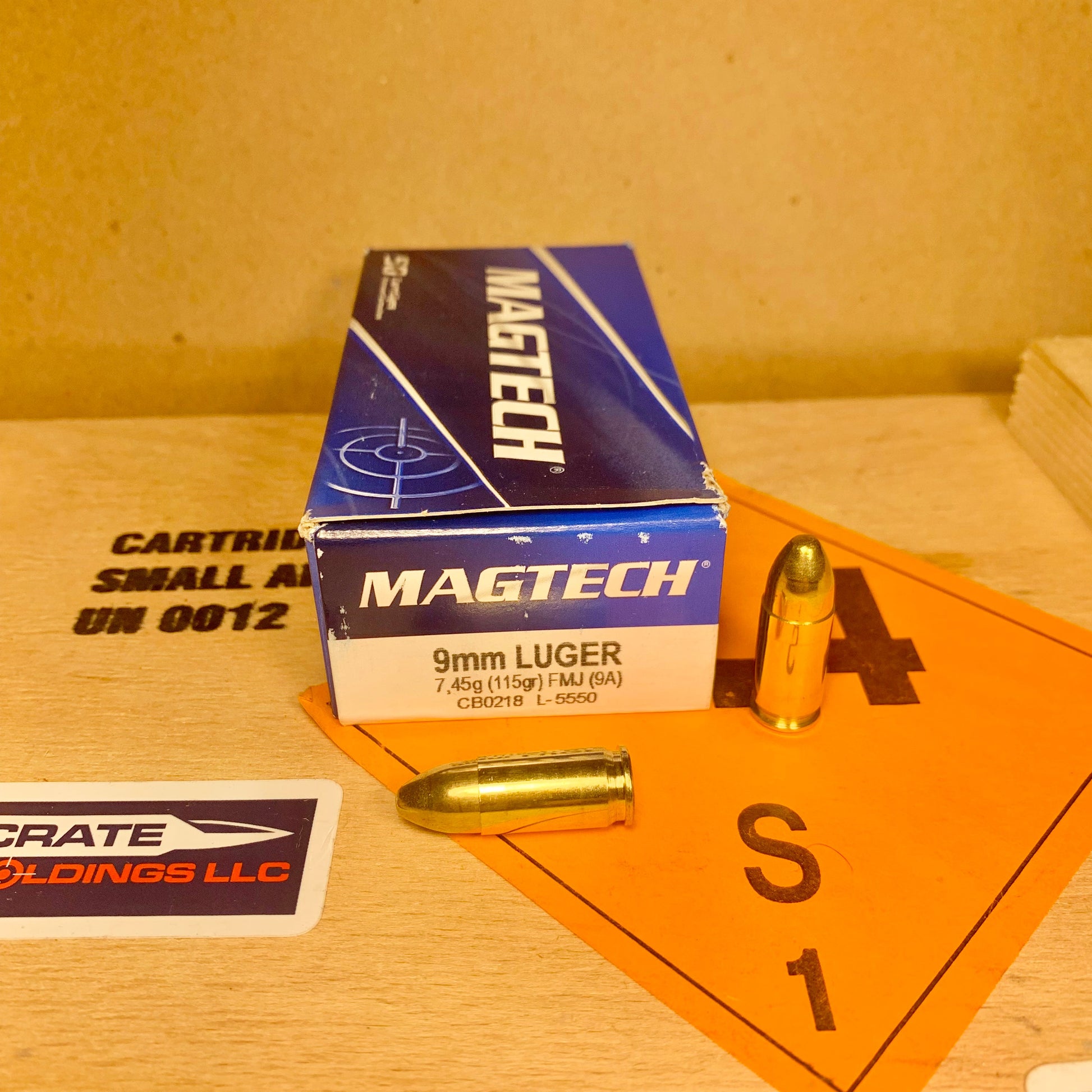 Free Shipping - 1000 Round Case Magtech 9mm Luger Ammo 115gr FMJ MG9A