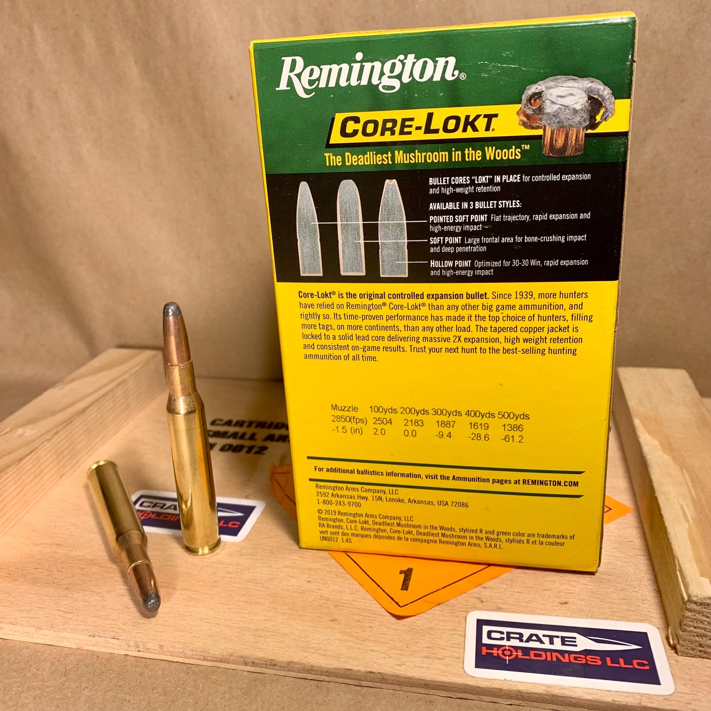 20 Round Box Remington Core-Lokt .270 Win. Ammo 150gr PSP - 27810