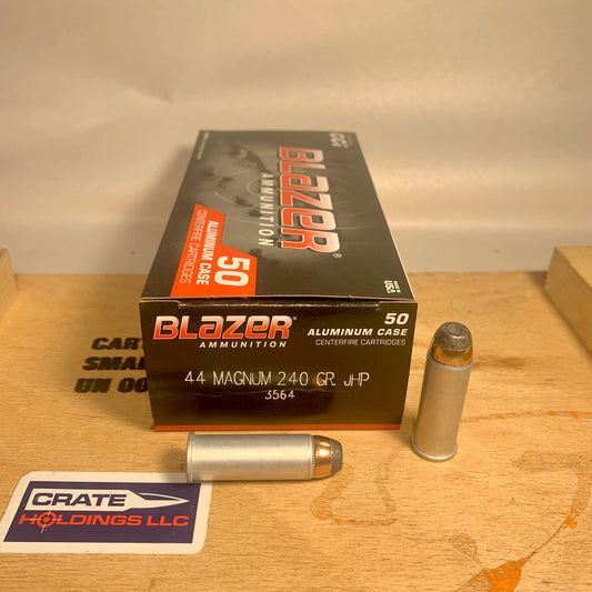 50 Count Box CCI Aluminum .44 Magnum Ammo 240gr JHP - 3564